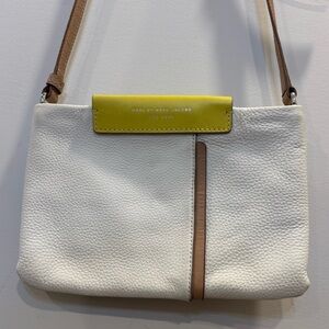 Marc by Marc Jacobs New York Cream and Yellow Crossbody Bag
